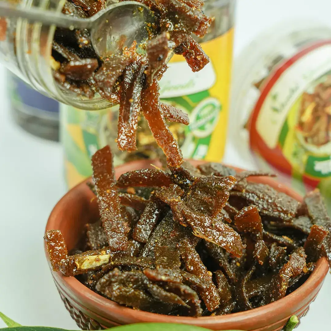 আমসত্ব আচার (ঝাল) | Amshotor Acher (spicy)